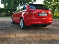 Brugt Audi A3 S-Line 160 HK (117 kW) 2009 Rød Hatchback