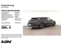 Gebraucht VW Arteon R-line 200 PS (147 kW) 2021 Deep black Kombi