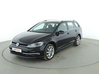 Gebraucht VW Golf VII Highline 125 PS (91 kW) 2018 Schwarz Kombi