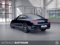Gebraucht Mercedes C200 AMG line 184 PS (135 kW) 2018 Blau Coupé