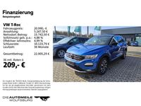 Gebraucht VW T-Roc Active 150 PS (110 kW) 2021 Ravennablau metallic SUV