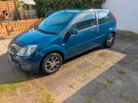 Gebraucht Ford Fiesta 60 PS (44 kW) 2008 Blau Kleinwagen