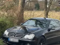 Gebraucht Mercedes CLK200 184 PS (135 kW) 2008 Schwarz Coupé