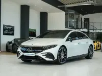 Gebraucht Mercedes EQS450+ AMG line 244 kW (333 PS) 2022 Diamantweiss  metalliclack Limousine