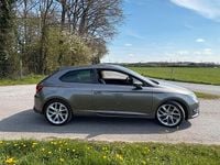Usata Seat Leon FR 125 CV (91 kW) 2015 Grigio Coupé