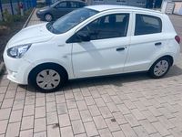 Second-hand Mitsubishi Space Star 71 CP (52 kW) 2014 Alb Monovolum