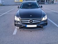 Second-hand Mercedes E220 AMG line 194 CP (142 kW) 2019 Negru Break