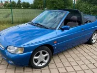Gebraucht Ford Escort Cabriolet 118 PS (86 kW) 1996 Blau Cabrio