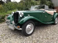 Gebraucht MG TD 54 PS (39 kW) 1950 Grün Cabrio