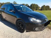 Gebraucht VW Golf VI Comfortline 122 PS (89 kW) 2010 Schwarz Kleinwagen