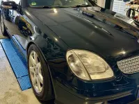 Gebraucht Mercedes SLK200 163 PS (119 kW) 2001 Schwarz Cabrio