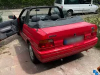 Gebraucht Ford Escort Cabriolet 105 PS (77 kW) 1990 Rot Cabrio