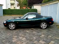 Gebraucht Mazda MX5 110 PS (80 kW) 2000 Grün Cabrio