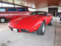 Gebraucht Corvette C3 179 PS (131 kW) 1976 Rot Cabrio