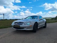Gebraucht Mercedes SL500 306 PS (225 kW) 2003 Silber Cabrio
