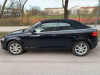 gebraucht Audi A3 Cabriolet 8P, 3 Türen, Ledersitze, scharz