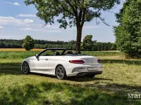 Gebraucht Mercedes C200 AMG 184 PS (135 kW) 2019 Polarweiß Cabrio