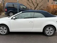 Gebraucht VW Golf Cabriolet 105 PS (77 kW) 2014 Weiß Cabrio