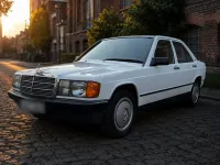Gebraucht Mercedes 190 102 PS (75 kW) 1988 Weiß Limousine