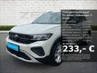 Gebraucht VW T-Cross Goal 116 PS (85 kW) 2025 Grau SUV