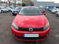 Gebraucht VW Golf VI Trendline 80 PS (58 kW) 2009 Rot Kleinwagen