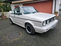 Gebraucht VW Golf Cabriolet 98 PS (72 kW) 1990 Weiß Cabrio