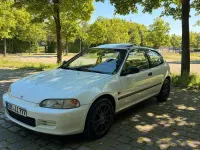 Gebraucht Honda Civic 90 PS (66 kW) 1994 Weiß Kleinwagen