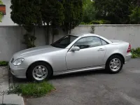 Gebraucht Mercedes SLK200 163 PS (119 kW) 2001 Silber Cabrio