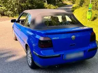 Gebraucht VW Golf 90 PS (66 kW) 2001 Blau Cabrio