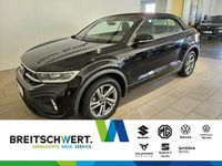 Gebraucht VW T-Roc Cabriolet R-line 150 PS (110 kW) 2024 Schwarz Cabrio