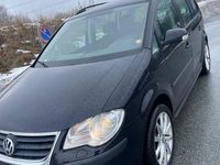 Gebraucht VW Touran Conceptline 140 PS (102 kW) 2008 Schwarz Van / Kleinbus