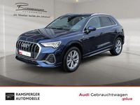 Gebraucht Audi Q3 S-Line 190 PS (139 kW) 2022 Blau (navarrablau metallic) SUV