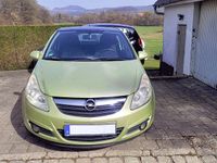 Gebraucht Opel Corsa 80 PS (58 kW) 2007 Grün Kleinwagen
