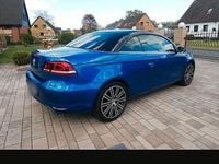 Second-hand VW Eos Exclusive 140 CP (102 kW) 2014 Albastru Cabrio