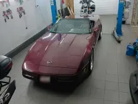 Second-hand Corvette C4 306 CP (225 kW) 1993 Roșu Cabrio
