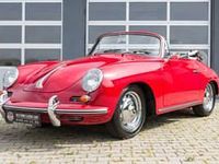 Brugt Porsche 356 75 HK (55 kW) 1962 Rød Cabriolet