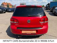 Gebraucht VW Golf VI Comfortline 122 PS (89 kW) 2009 Rot Kleinwagen