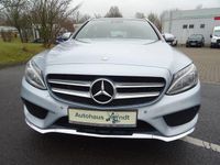 Gebraucht Mercedes C180 AMG line 156 PS (114 kW) 2016 Diamantsilber  metalliclack Kombi