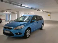Gebraucht Ford Focus Style 101 PS (74 kW) 2008 Blau Kombi