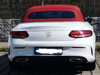 Gebraucht Mercedes C200 AMG line 197 PS (144 kW) 2019 Weiß Cabrio