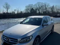 Gebraucht Mercedes C220 AMG line 163 PS (119 kW) 2016 Silber Kombi