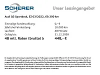 Gebraucht Audi Q3 Sportback Advanced 245 PS (180 kW) 2022 Mythosschwarz metallic SUV