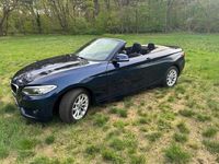 Używany BMW 218 Advantage 136 KM (100 kW) 2016 Niebieski Kabriolet