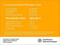 Neu VW Caddy Life 122 PS (89 kW) 2025 Starlight blue metallic Van / Kleinbus