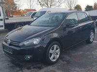 Gebraucht VW Golf VI Style 105 PS (77 kW) 2010 Schwarz Kleinwagen