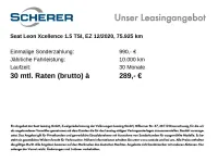 Gebraucht Seat Leon XCELLENCE 131 PS (96 kW) 2020 Midnight schwarz metallic (metallic) Limousine