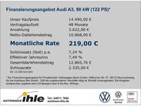 Gebraucht Audi A3 Attraction 122 PS (89 kW) 2014 Schwarz Limousine