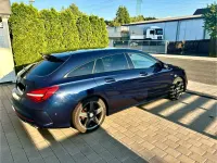 Gebraucht Mercedes CLA250e Shooting Brake AMG 218 PS (160 kW) 2016 Blau Kombi