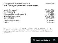 Neu BMW 320 Comfort Edition 184 PS (135 kW) 2025 Saphirschwarz (schwarz) Kombi
