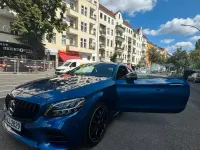 Gebraucht Mercedes C200 AMG line Plus 184 PS (135 kW) 2022 Blau Coupé